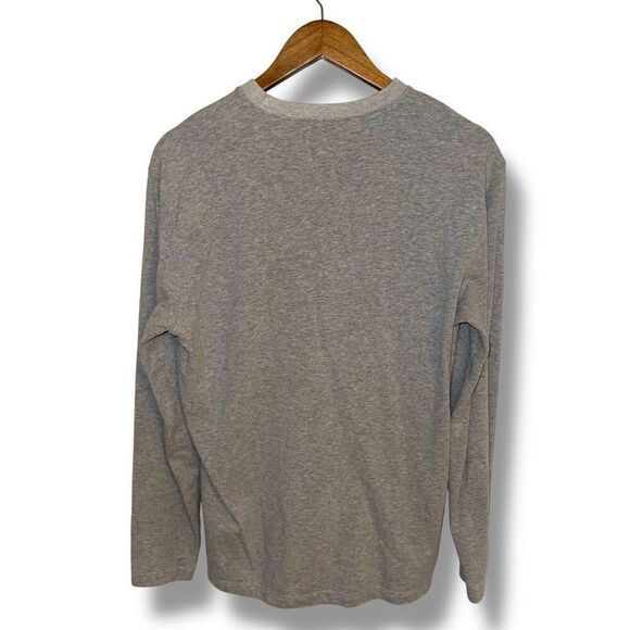 Baldwin Jeans Heather Gray Made in USA Cotton Crewneck Sweatshirt Sz S - Picture 7 of 14